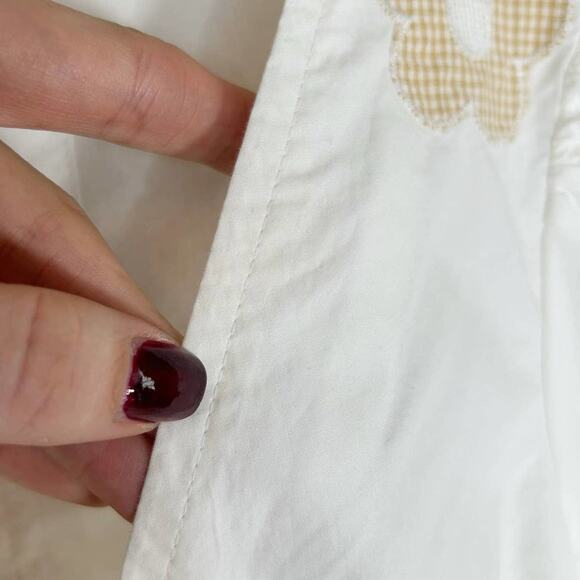 MADEWELL Annamarie Floral Applique Puff Sleeve Mini Dress - Picture 8 of 9